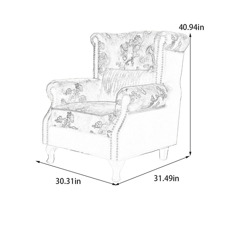 Ergonomic recliner with sponge solid wood frame