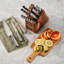 Cuisinart 15pc Elite Series Stainless Steel Block Set with Acacia Block