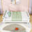 Wood Platform Bed with Safety Rails-2048389024