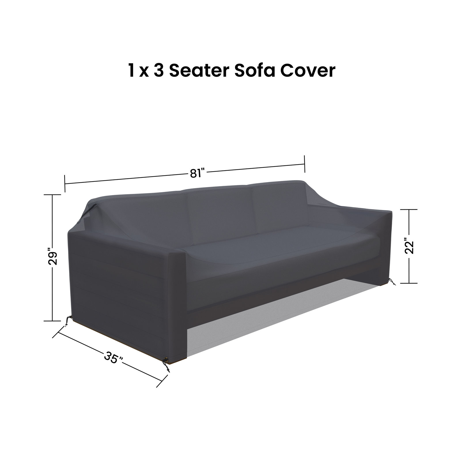 Westport Eucalyptus Patio Sofa Cover