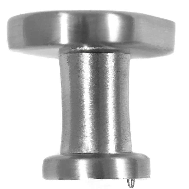 Poignée ovale de 1 3/8 po de diamètre, Nickel satiné
