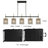 5-Light 63" Width Oversize Kitchen Island Lighting