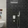 Shower & Tub Systems with 11.8" Rain Head and High Pressure Handheld, Wall Mounted, Rough in-Valve