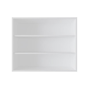 Modern Wall Cabinet For Kitchen Storage And Design - 30 Inches High, 36 Wide, 12 Deep, Particle Board, Scratch-, Stores Spices, Bowls, Jars 30" X 36" 12", Jars, Saves Counter Space
