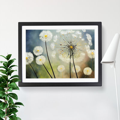 The Dandelion Flowers - Single Picture Frame Print