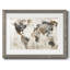 Carte antique encadrée sur papier-259527094-259527097