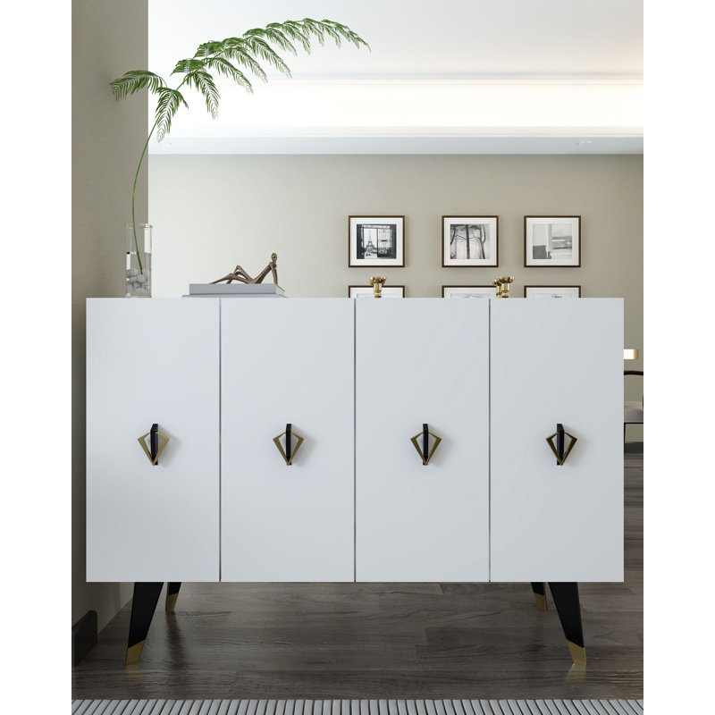Console, Blanc + or