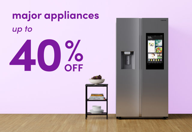 deals on major appliances