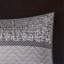 Ensemble de courtepointe réversible en jacquard 6 pièces avec coussins décoratifs gris / taupe-126579580