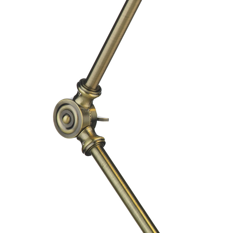 Lizbeth Metal Desk Lamp, Antique Brass