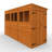TigerFlex® Modular Buildings 12 ft. W x 4 ft. D Solid Wood Tool Shed