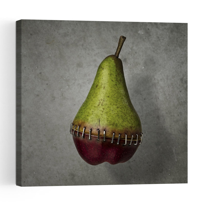 Stitched Hybrid Fruit Surreal Contemporary Fruit Wall Art Print by Mister Solo - Wrapped Canvas Print, 45.72cm H x 45.72cm W