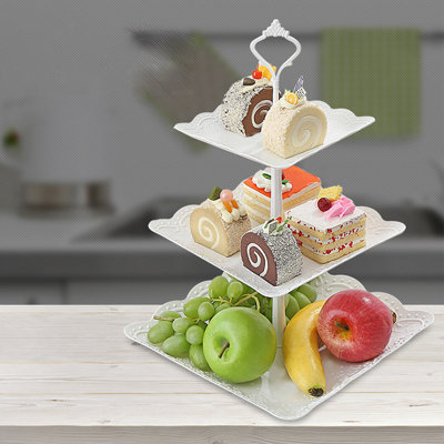 Présentoir à gâteau Présentoir à gâteaux Plateau à fruits Porte-gâteaux Plateau à servir des plateaux
