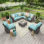  Ensemble de mobilier d'extérieur 8 pièces-286825878-286825879