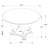 Round Wood Pedestal Dining Table
