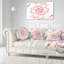 Coussin lombaire à fleurs fractales impeccable perfect-30735432