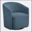 Fauteuil demi-tonneau bleu Ardena-266131067