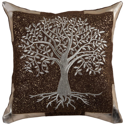 Coussin décoratif en duvet et bourre glamour