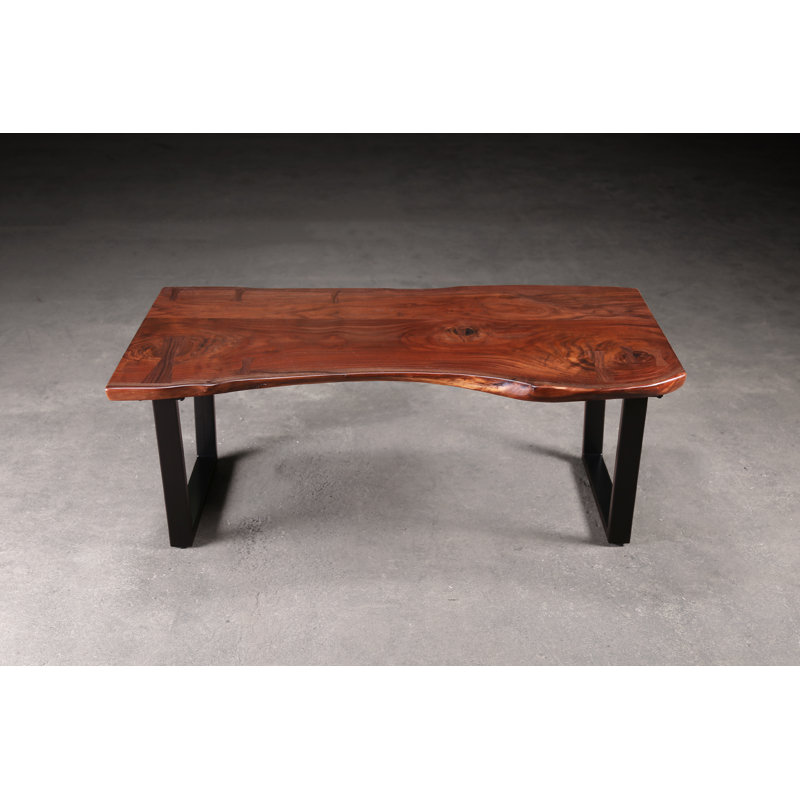 Solid Wood Coffee Table, 18" H x 36" L x 26" W