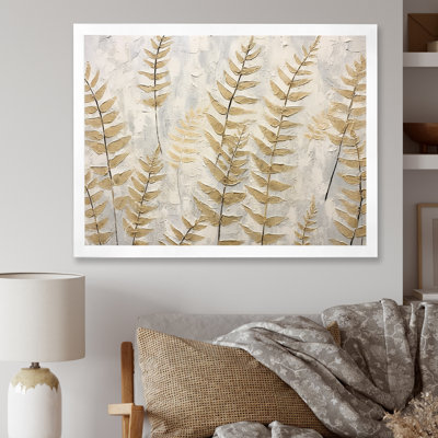 " Golden Ferns Silent Symphony VI " Print