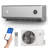 12000 BTU Mini Split AC/Heating System, 230V Silver Mini Split Air Conditioner