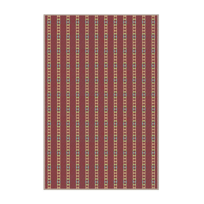 Tapis brun tissé à la machine, Rectangle 5 pi x 7 pi