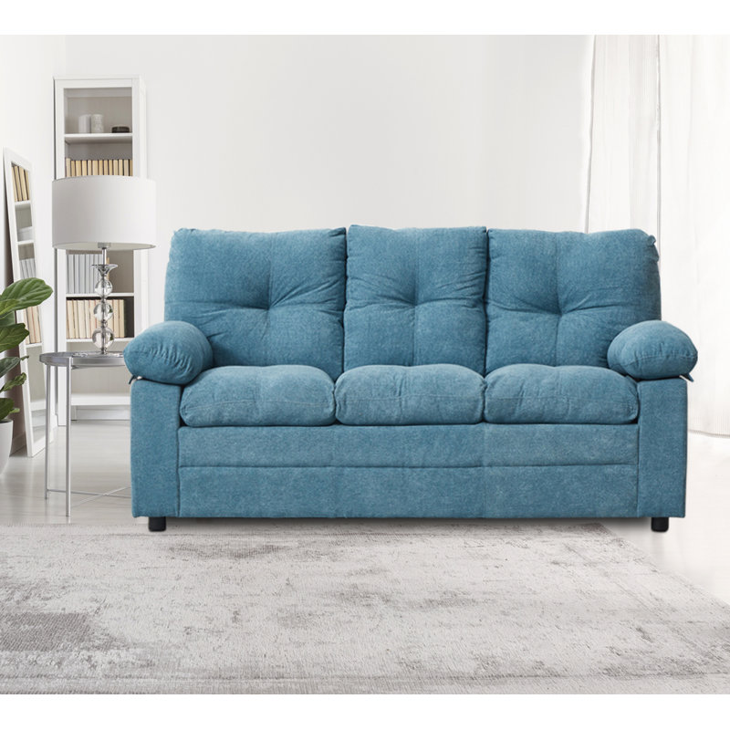 Causeuse Marly, H 36 po x l 75,5 po x P 31 po, Bleu