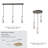 3-Light Round Canopy - Dark Smoke Finish-121780824