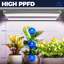 Barrina Grow Light, 96 W (4 x 24 W, 600 W équivalent), 2 pi T8, super lumineux, paquet de 4