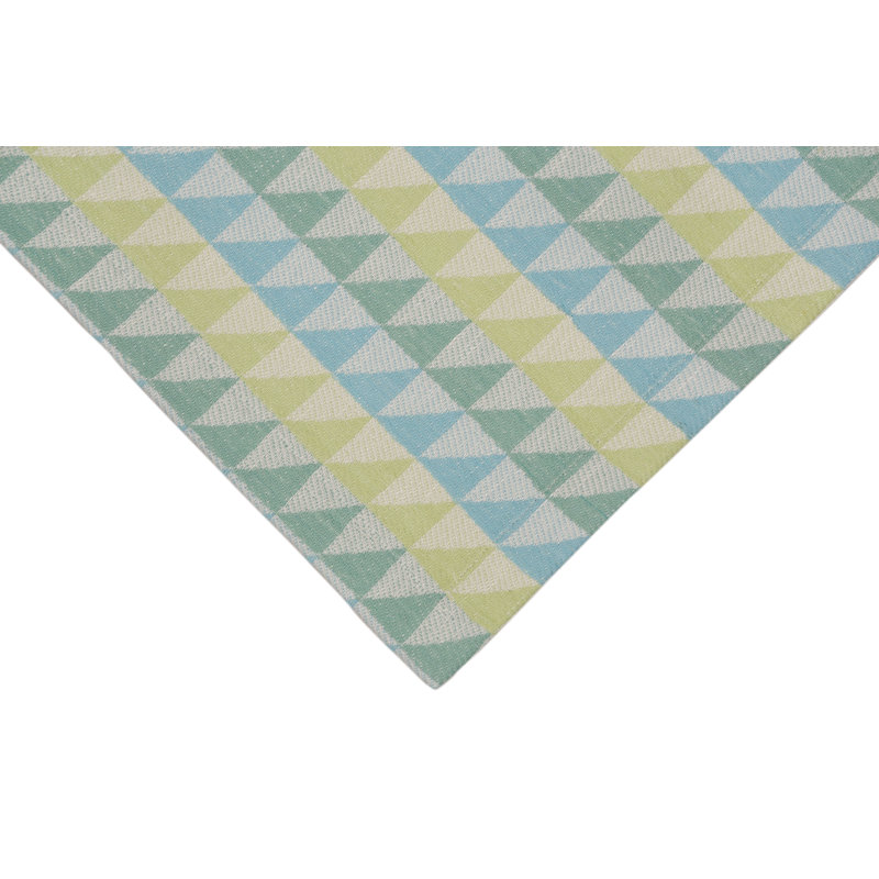 Handloom Jacquard Collection Table Placemat 14x18 Inch, Purple;Blue;Yellow