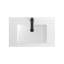 Meuble-lavabo mural simple 30 po avec surface solide blanche et 1 tiroir moderne 30 po-988595443