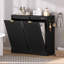 Armoire poubelle 2 x 13 gallons à double inclinaison - Désodorisation-130715337-133387752