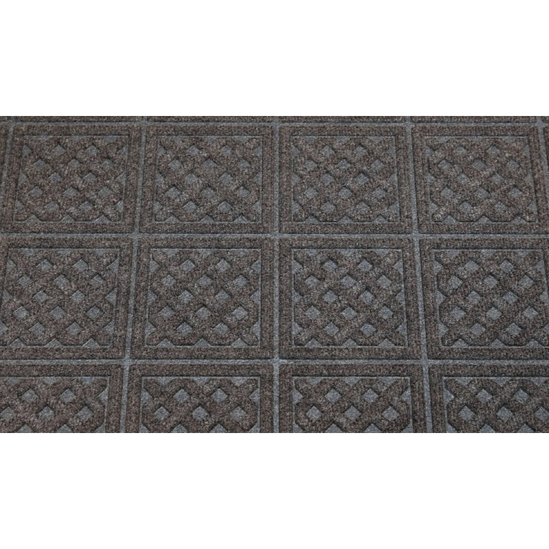 Starbuck Non-Slip Outdoor Doormat, Walnut, Rectangular 2' x 3'