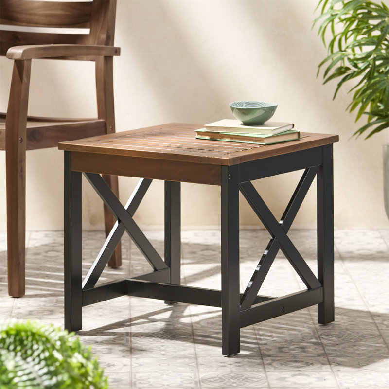 Table de bout Farmhouse, Noir