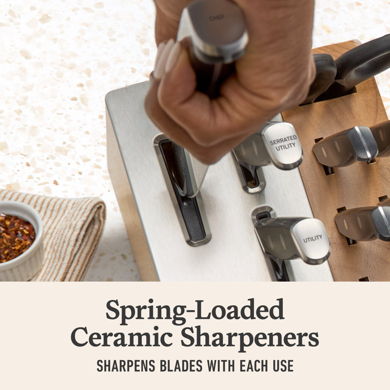 Premier by Calphalon  15-Piece Knife Set with SharpIN Edgetech