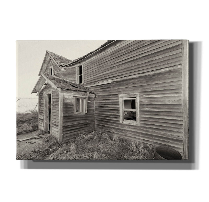 «Lost Farmstead On The Prairie 039» par Gordon Semmens, H 18 po x l 26 po x P 0,75 po
