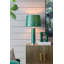 Luxueuse lampe de table en similicuir texturé crocodile