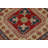 Light Blue Geometric Kazak Oriental Area Rug