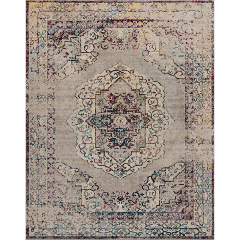Oriental Indoor Rug, Rectangle 9' x 12'2"