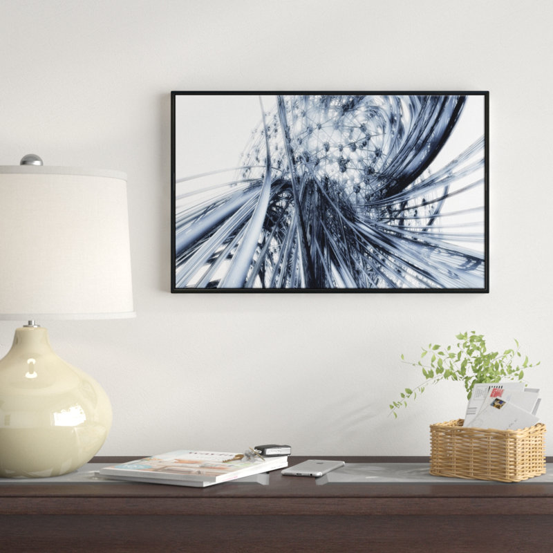 Reproduction d'art graphique sur toile tendue, H 16 po x l 32 po x P 1 po