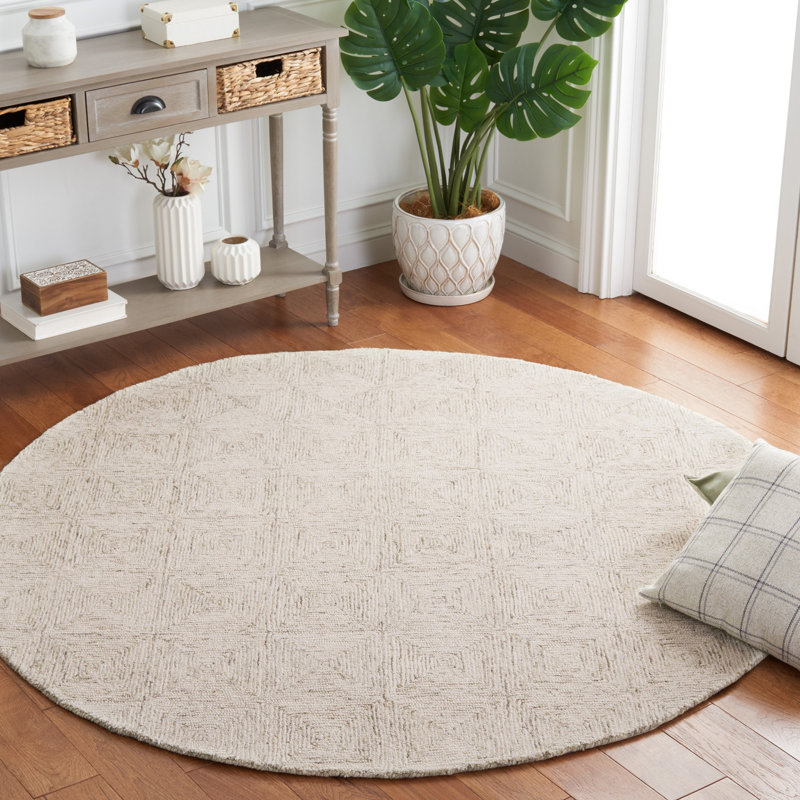 Tapis abstrait gris / ivoire Williamstown 427, Tapis de couloir 2 pi 3 po x 5 pi