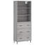Myakka 69.5cm Wide 3 Drawer Highboard-1257035951