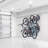 6 Bike Wall Mounted Bike Rack