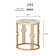 Marble Top End Table Set