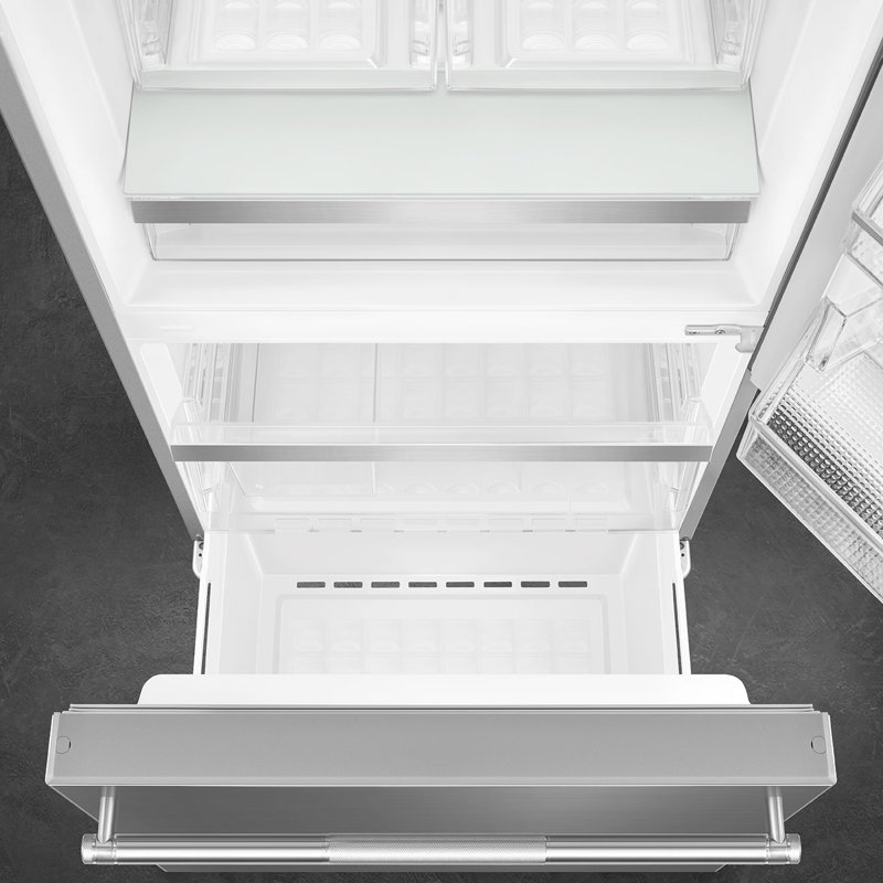 30" Freestanding Bottom-Mount, W/Handles, Auto Ice Maker