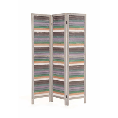 Conklin 120cm W x 170cm H 3 - Panel Folding Room Divider