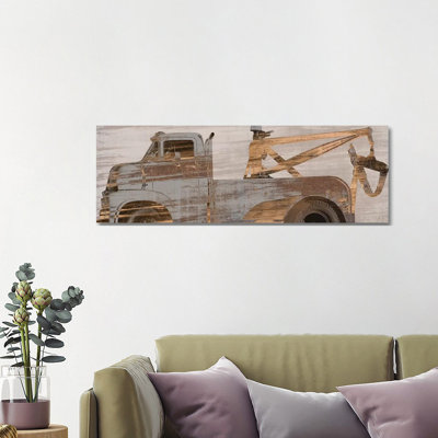 Trucks Curve by PI Studio - Wrapped Canvas Panoramic Painting