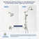 Complete Shower System with Slide Bar