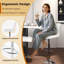 Ensemble de 2 tabourets de bar modernes rembourrés en cuir PU -106862818