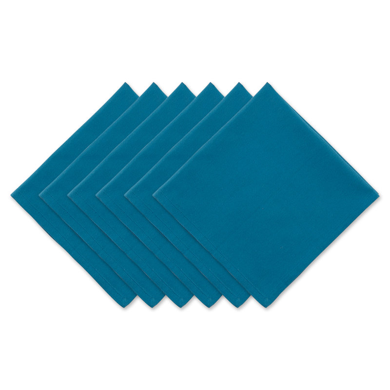 Desmand Cotton Square Napkin, Blue